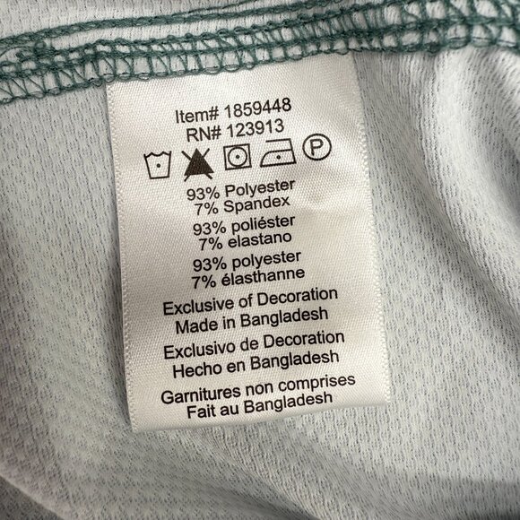 JACHS Men's Button-Up Shirt Casual Everyday Wear, Relaxed, Green Pattern, M NEW - Picture 6 of 11